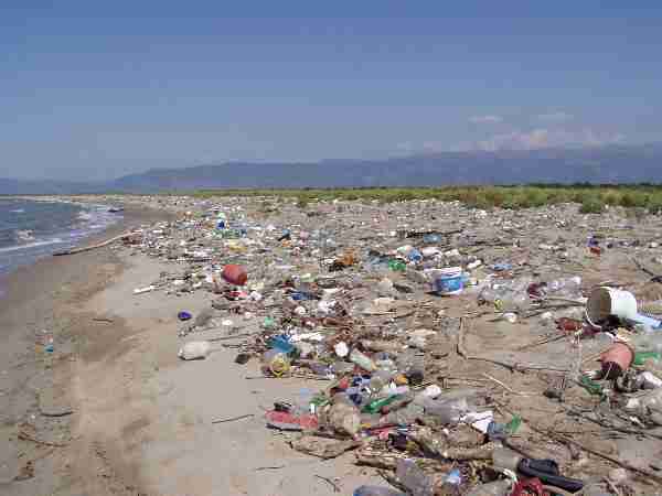 Fig. 9. Pollution at Godull Beach.